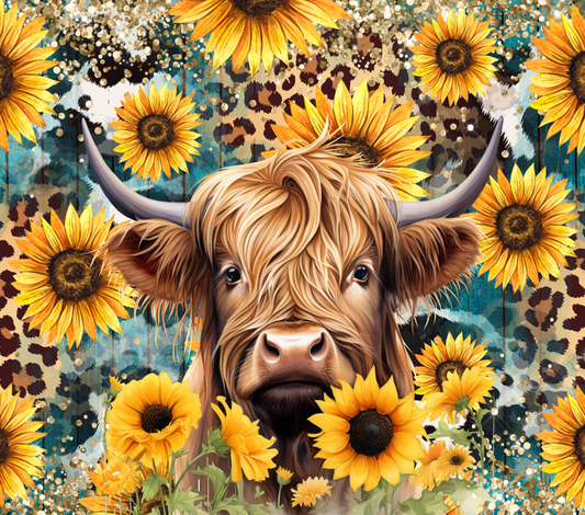 #100 HIGHLAND COW SUNFLOWER