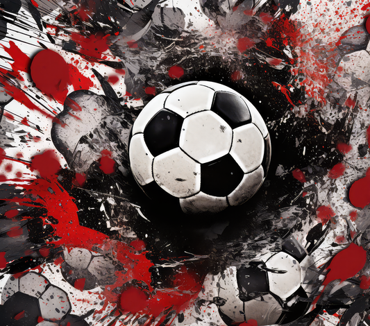 #23 SOCCER BALL THRU BROKEN GLASS