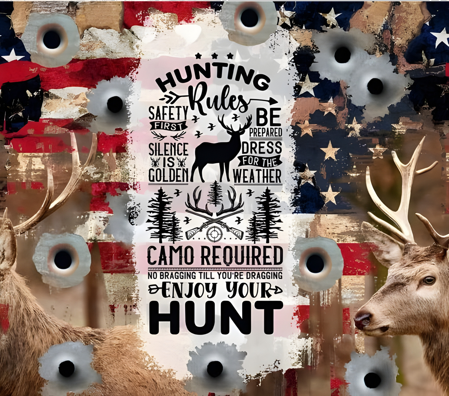 #4 HUNTING FLAG